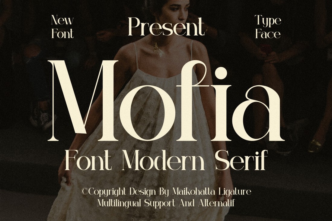 폰트 Mofia