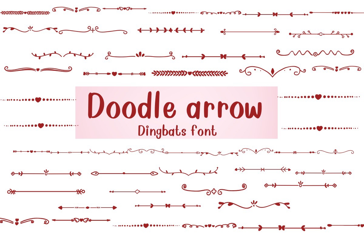 폰트 Doodle Arrow