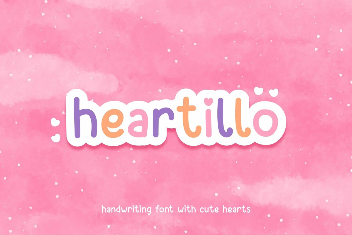 폰트 Heartillo