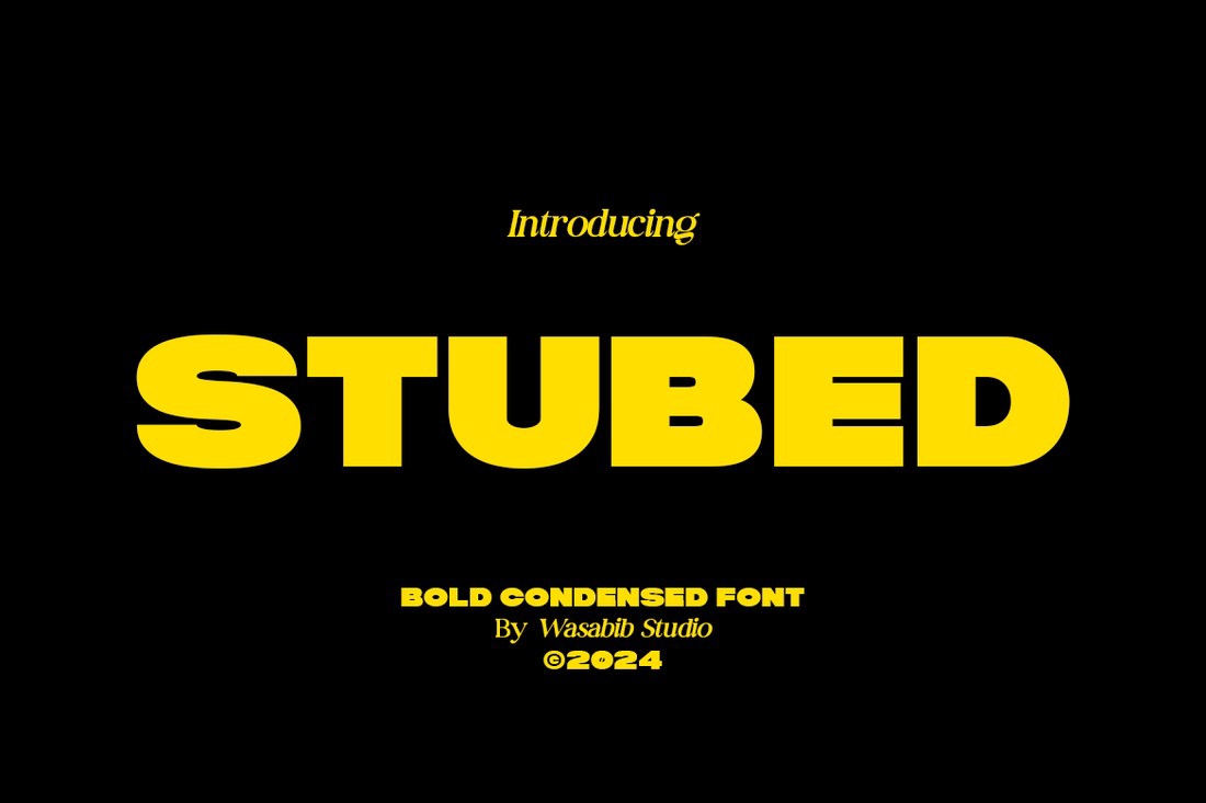 폰트 WS Stubed