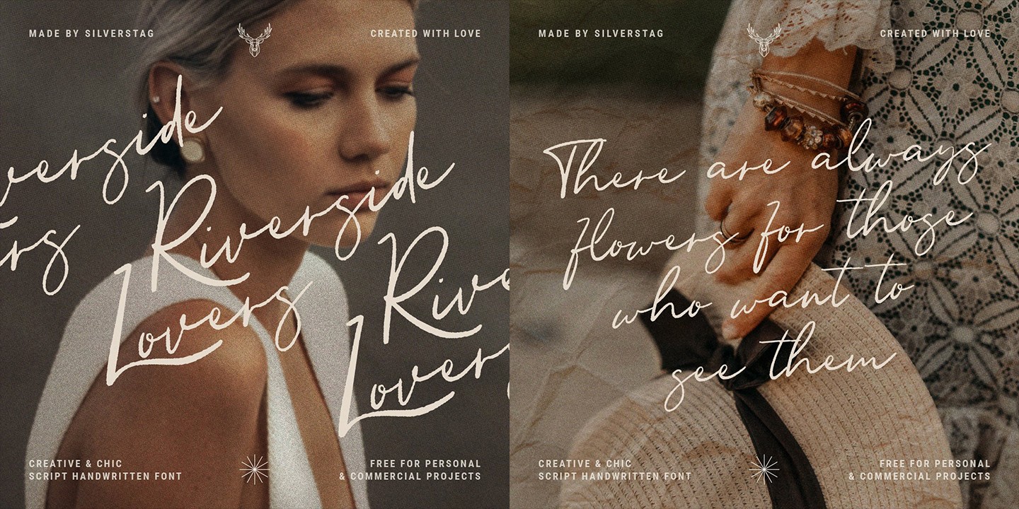 폰트 Riverside Lovers