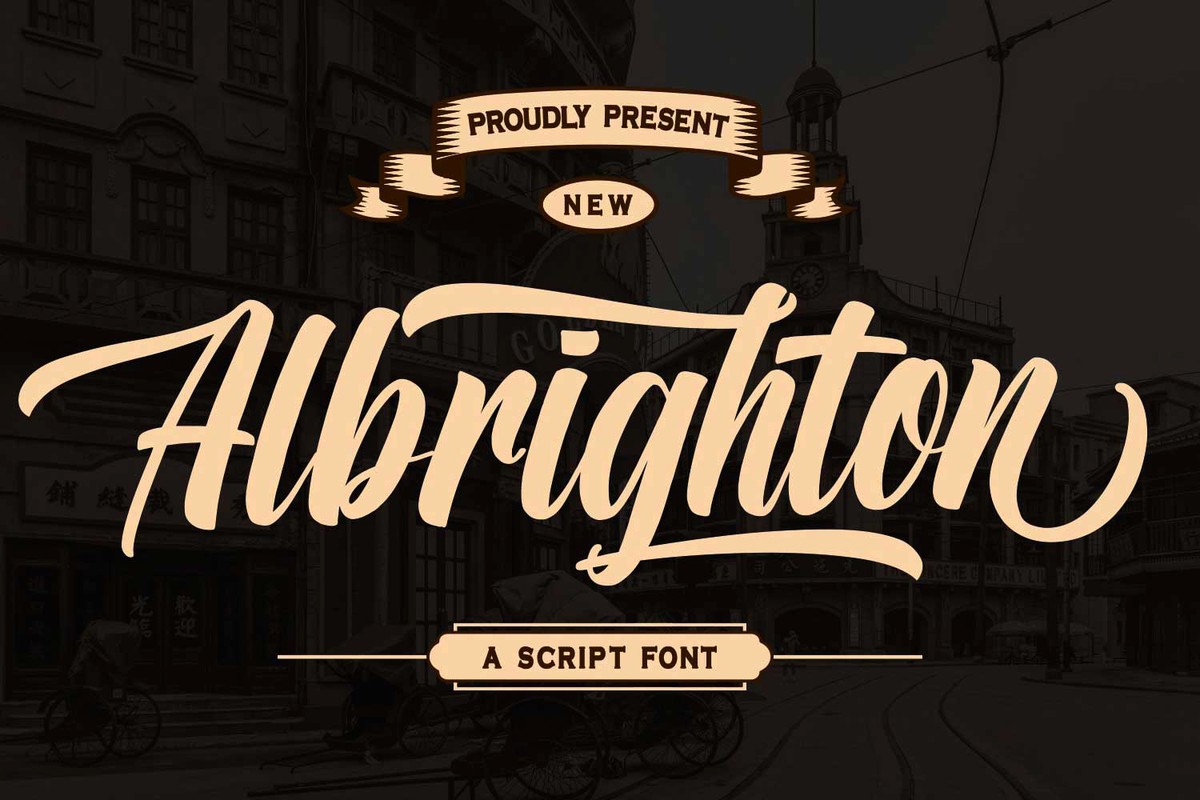폰트 Albrighton