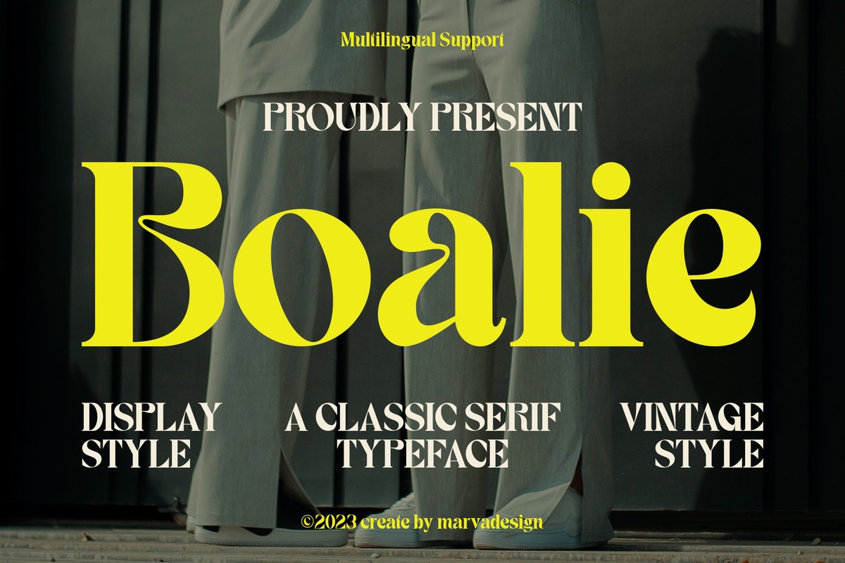 폰트 Boalie