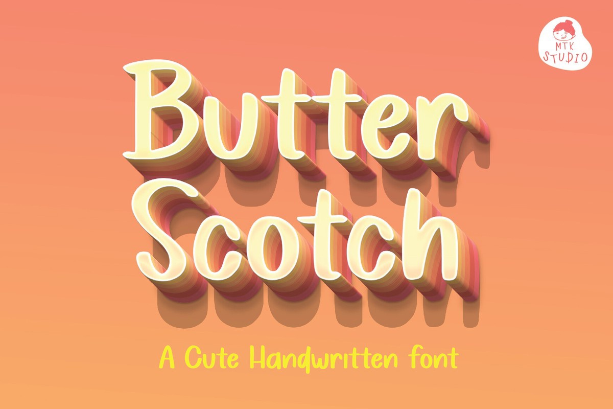 폰트 ButterScotch