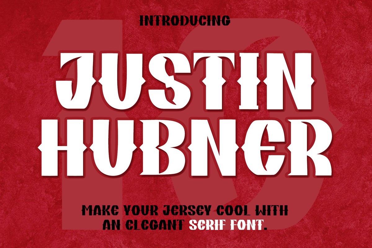폰트 Justin Hubner