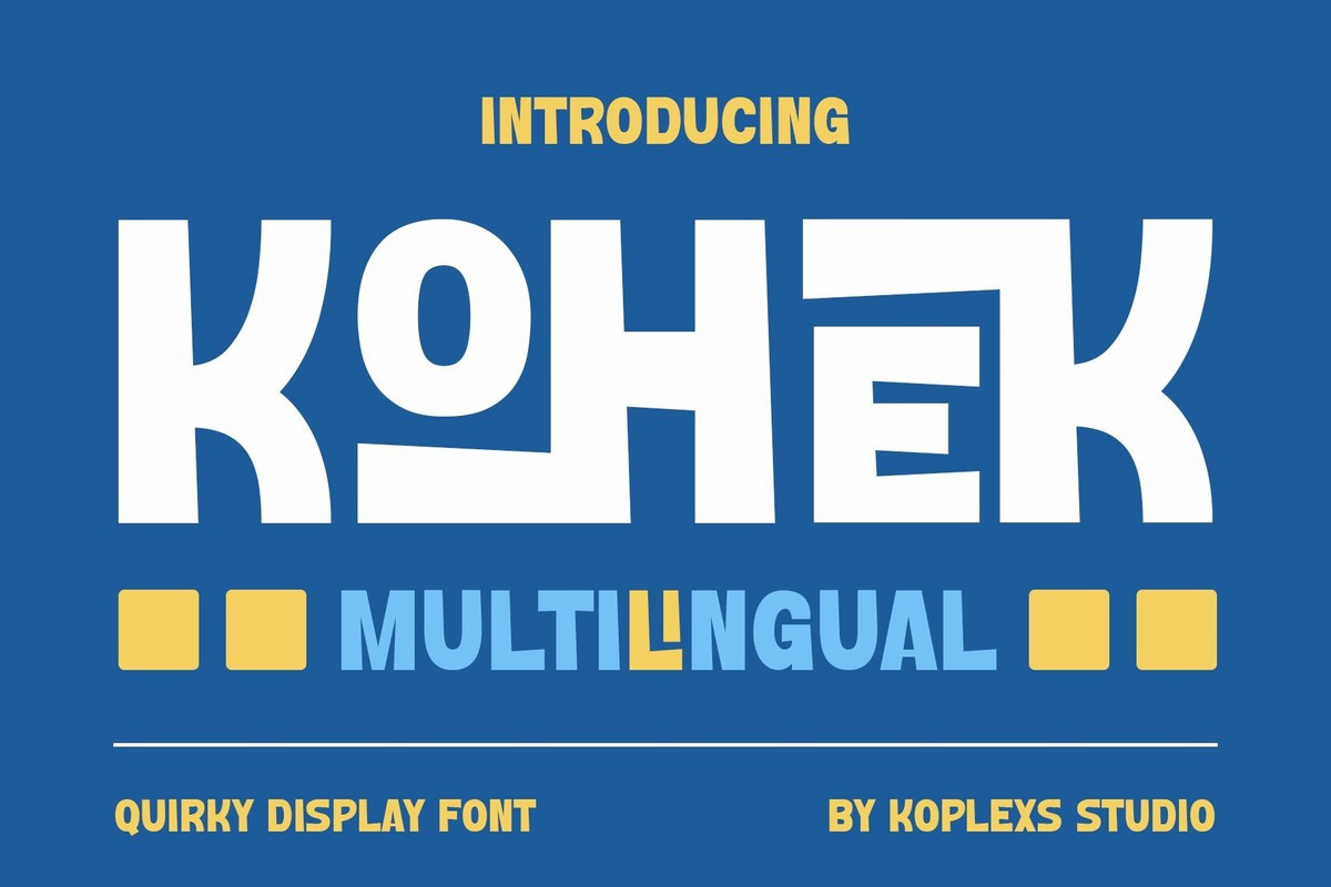 폰트 Kohek