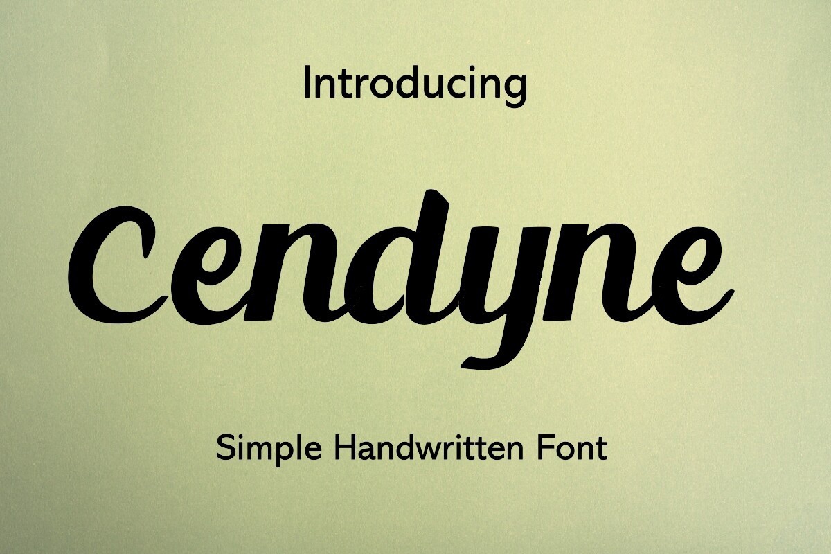 폰트 Cendyne