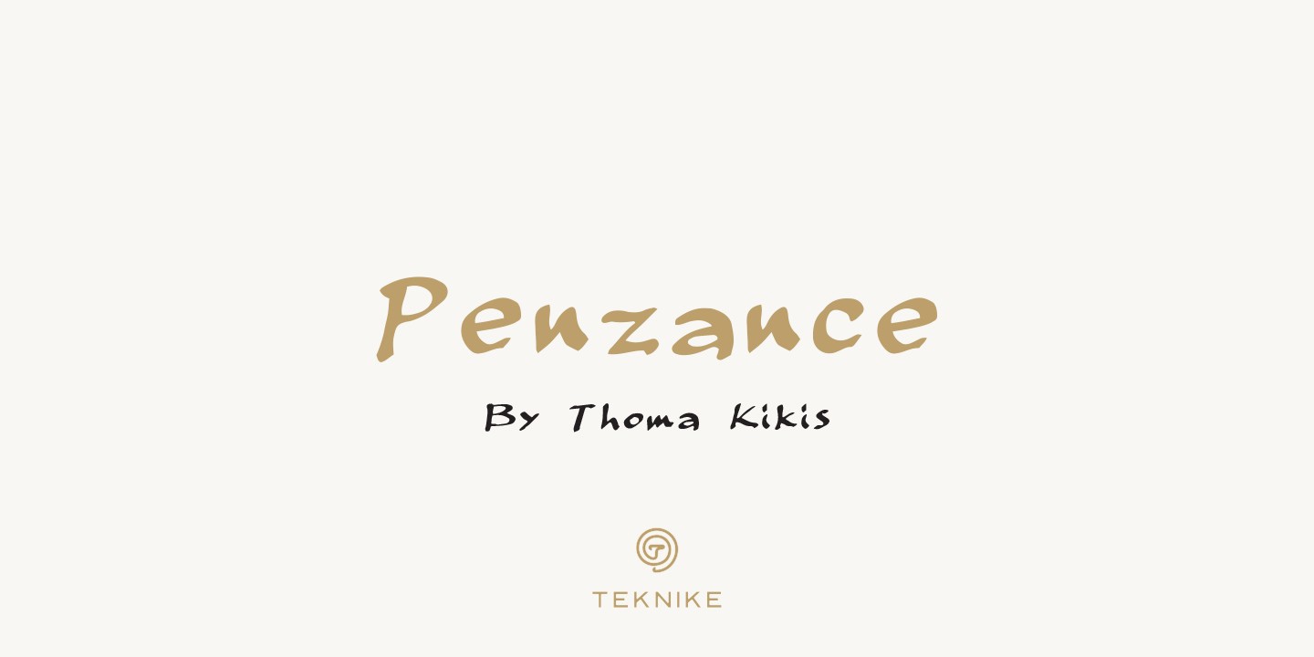 폰트 Penzance