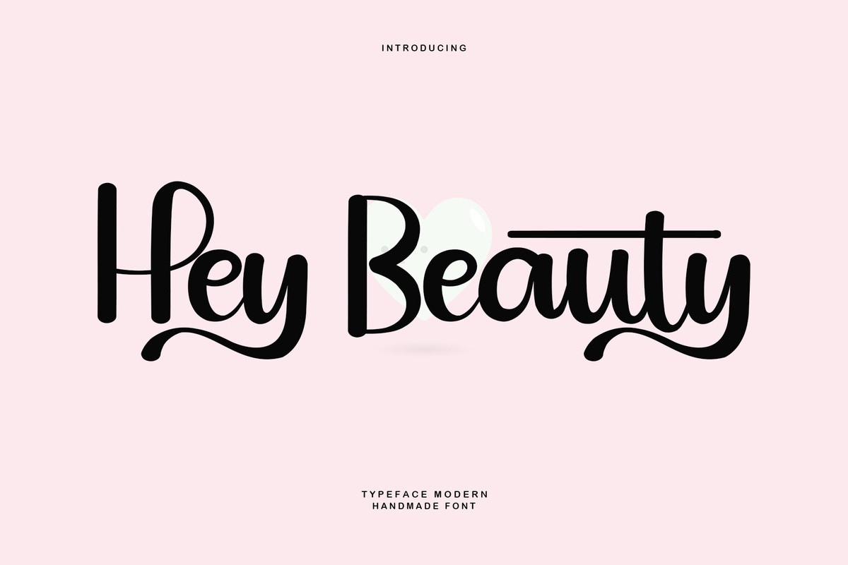폰트 Hey Beauty