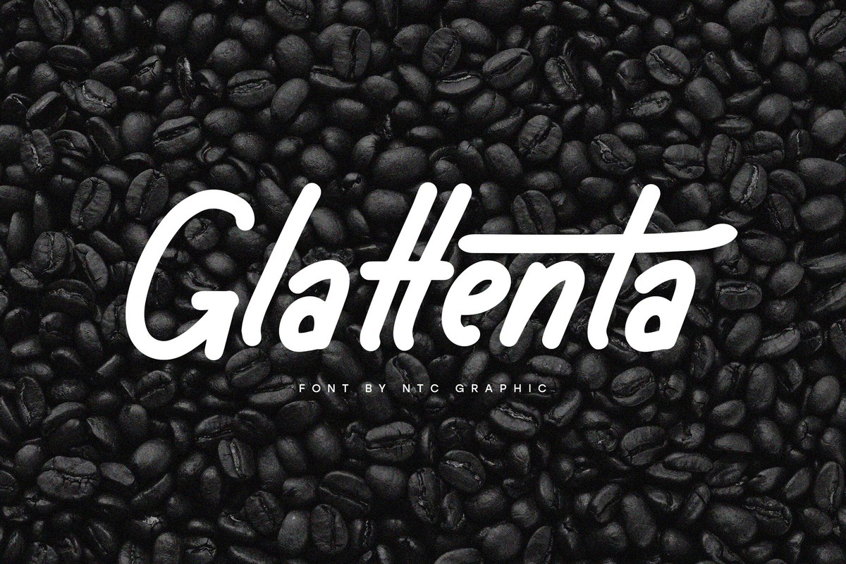 폰트 Glattenta