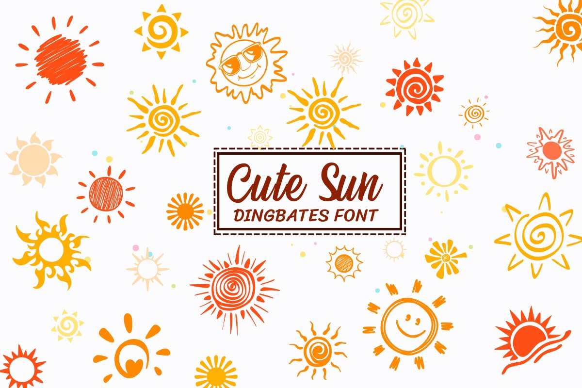 폰트 Cute Sun