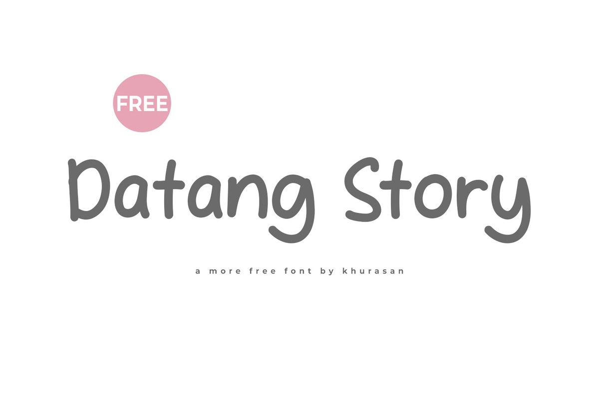 폰트 Datang Story
