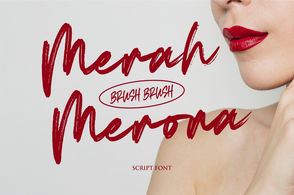 폰트 Merah Merona