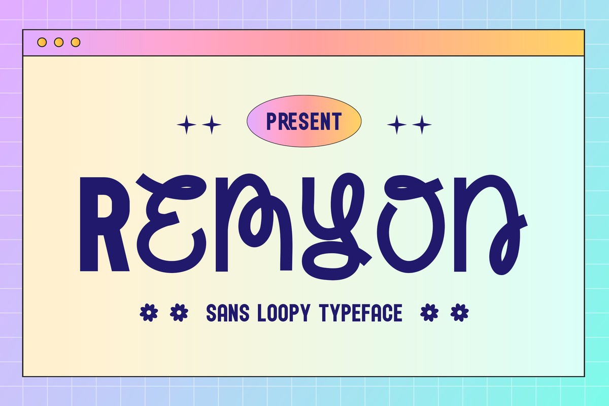 폰트 Remyon