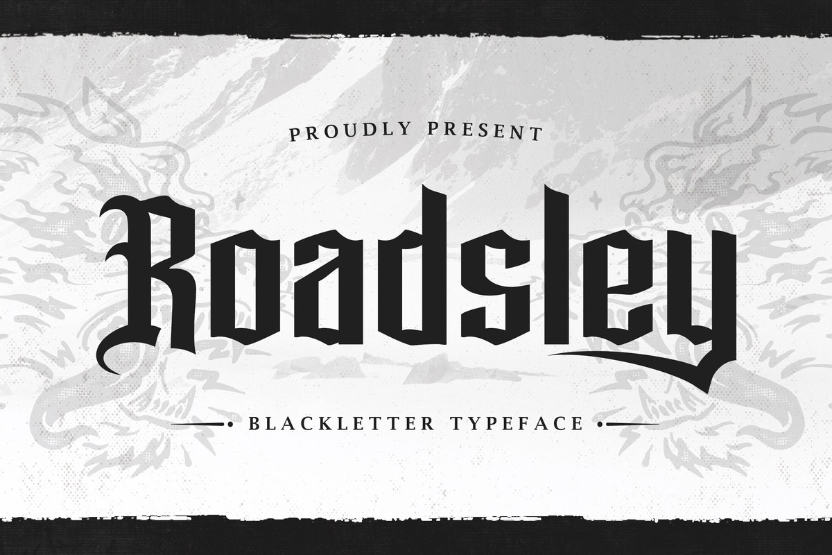 폰트 Roadsley