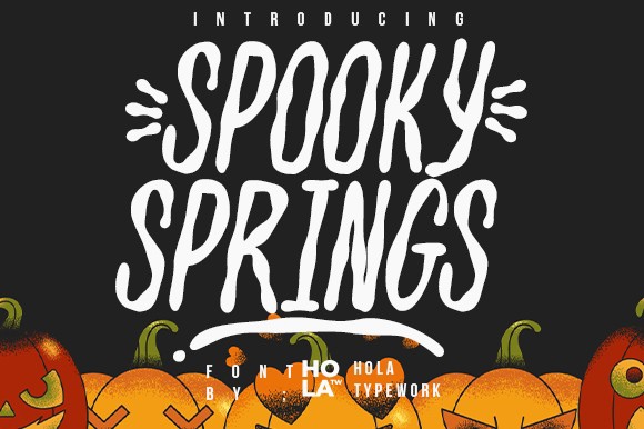 폰트 Spooky Springs