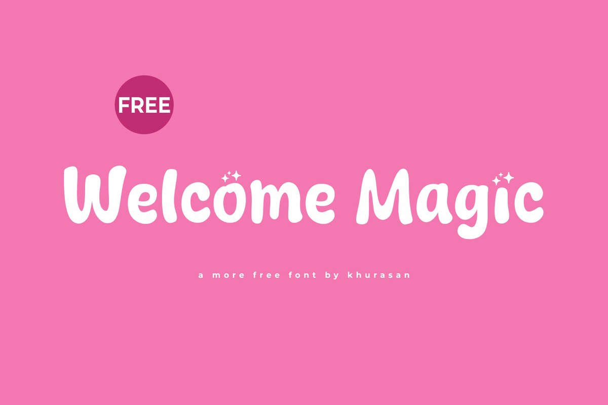 폰트 Welcome Magic