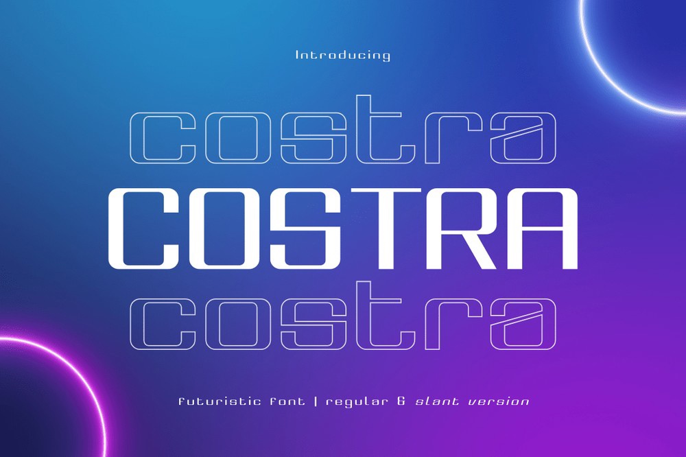폰트 Costra