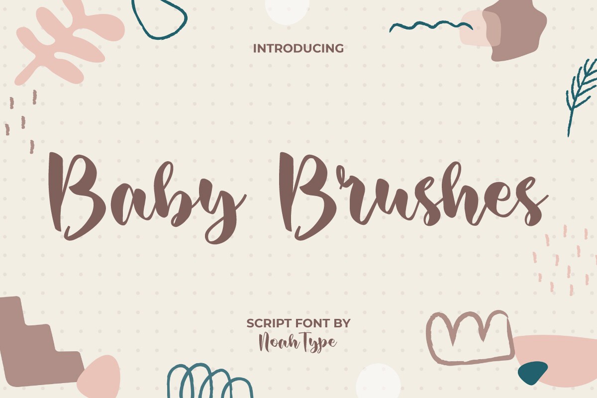 폰트 Baby Brushes