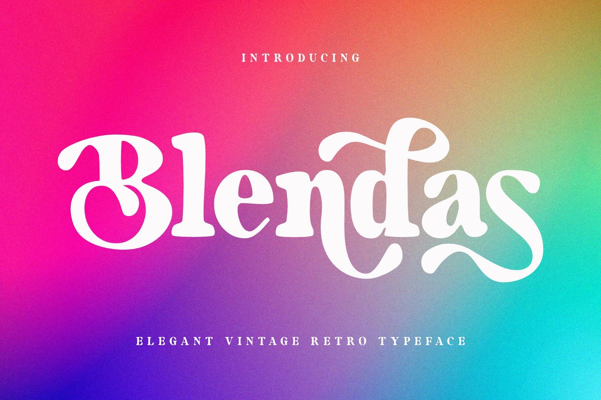 폰트 Blendas