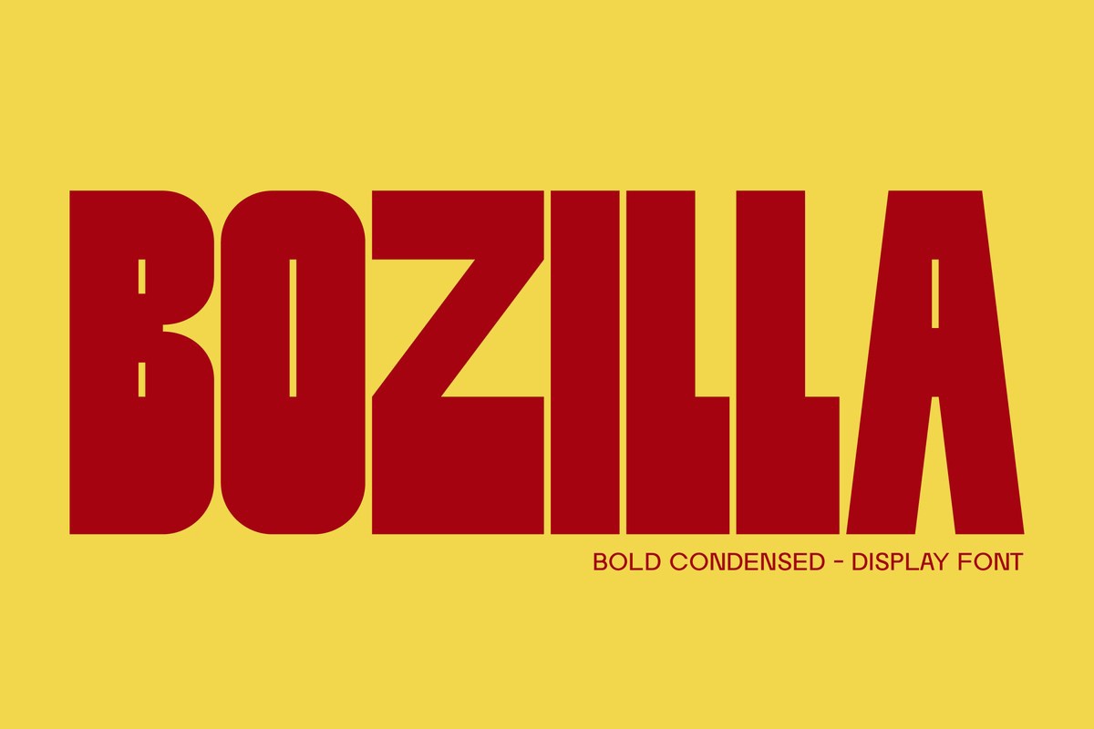 폰트 Bozilla