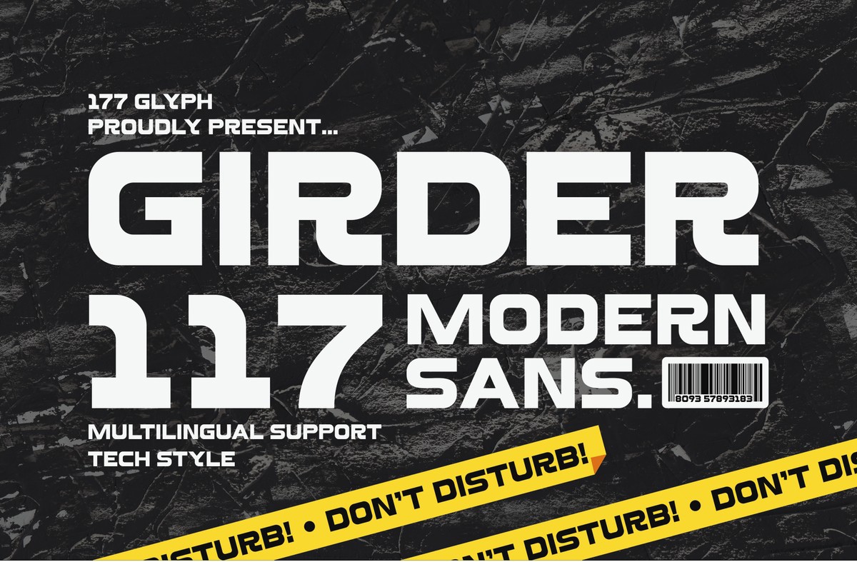 폰트 Girder 117