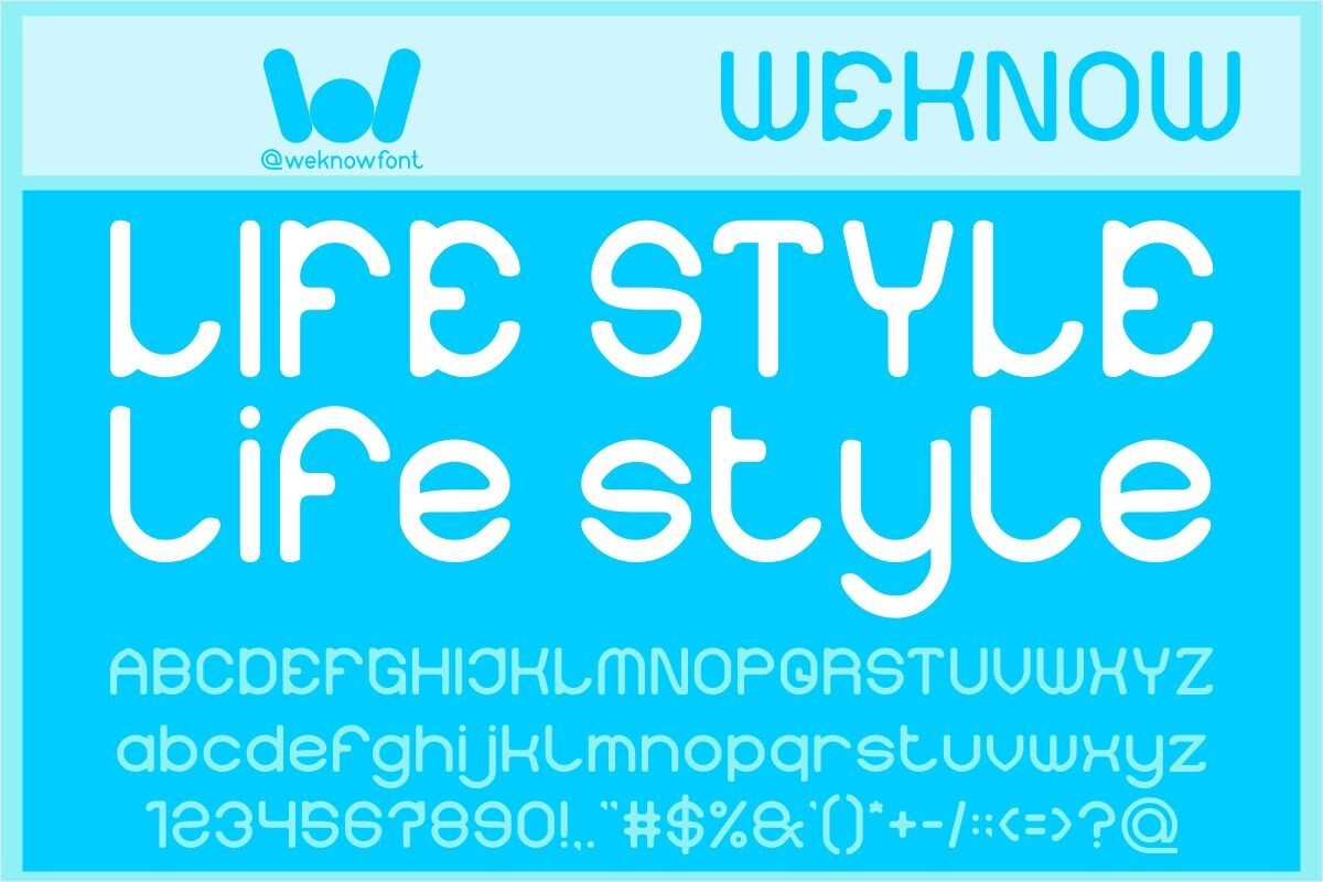 폰트 Life Style