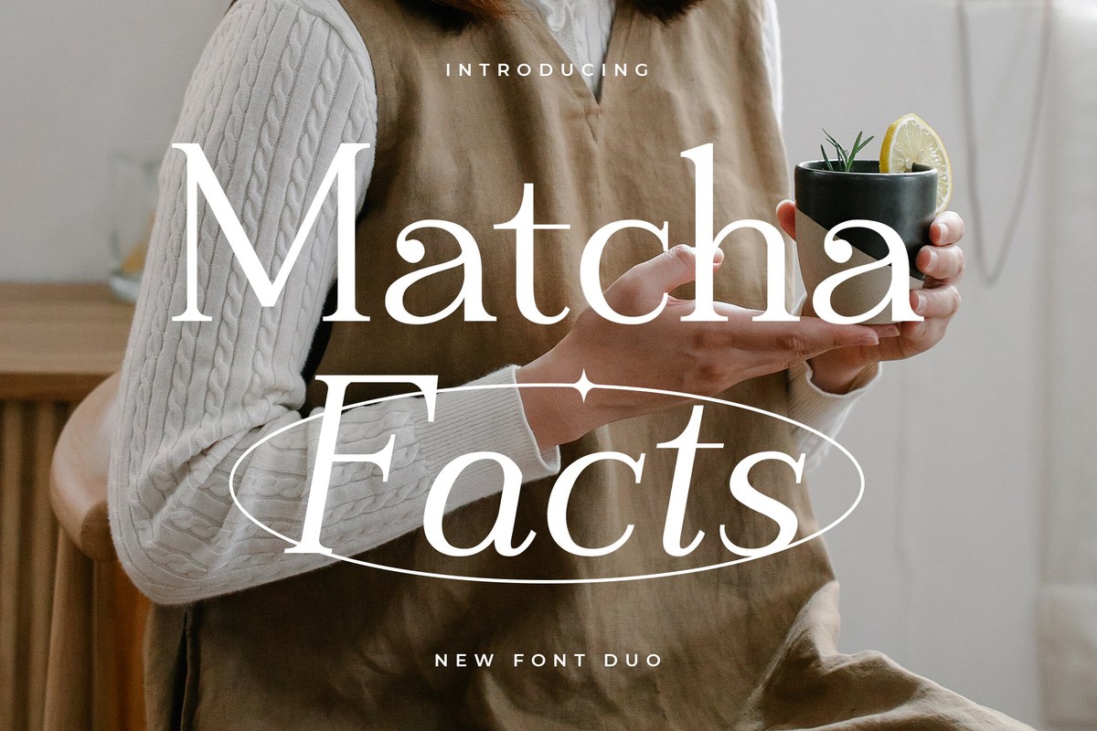 폰트 Matcha Facts