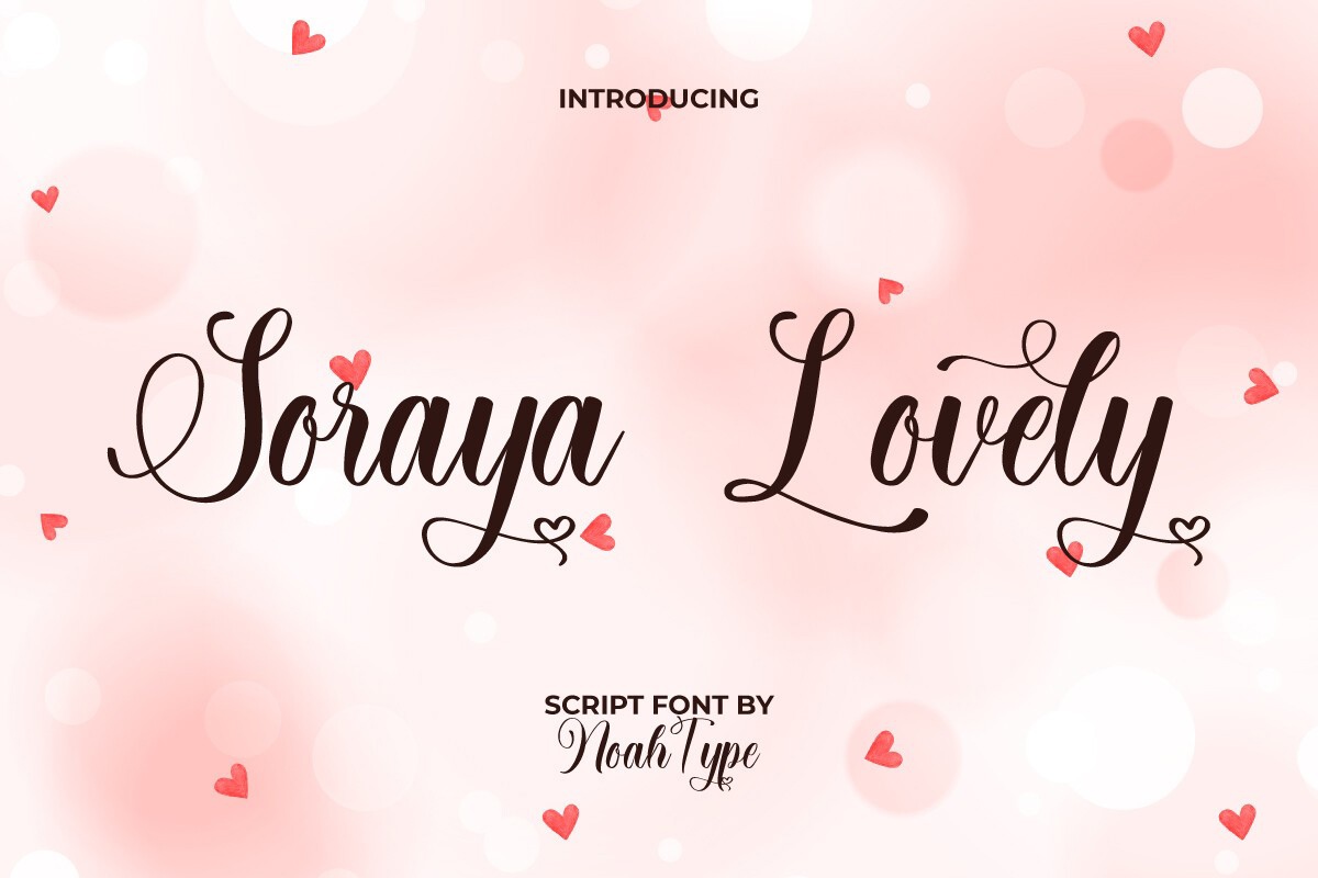 폰트 Soraya Lovely