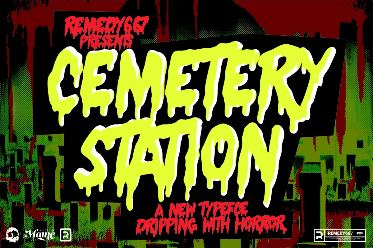 폰트 Cemetery Station