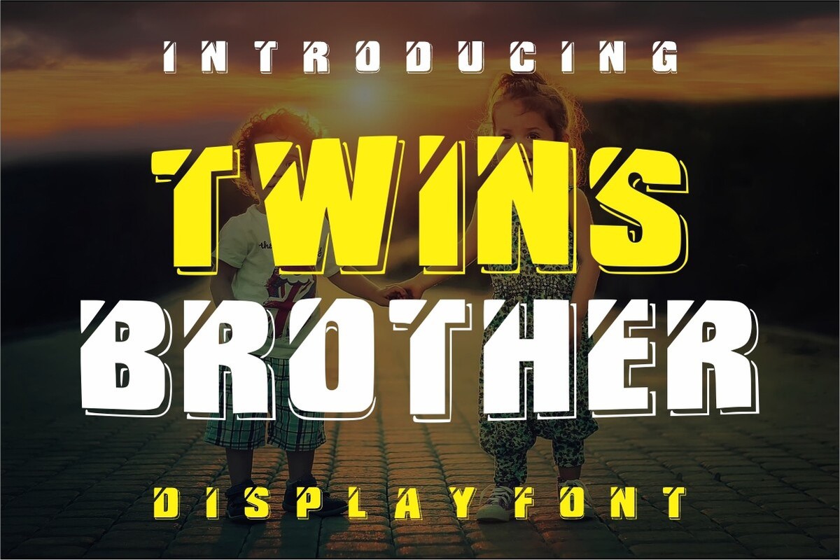 폰트 Twins Brother
