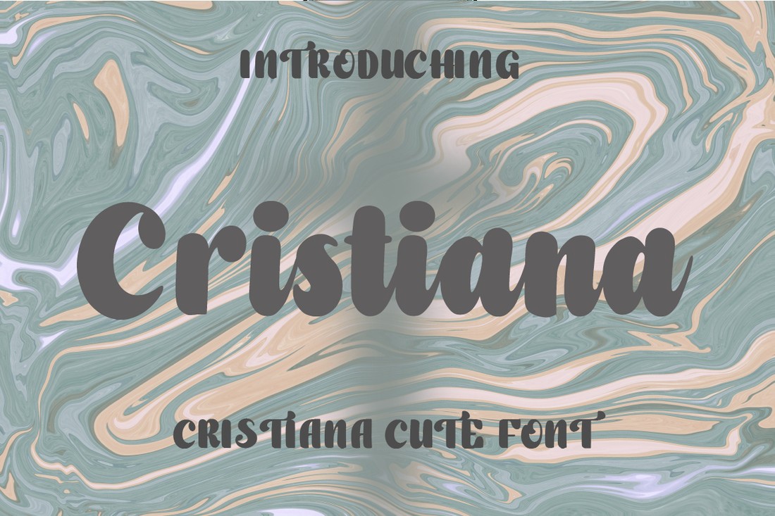 폰트 Cristiana