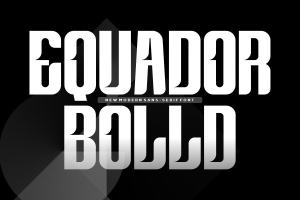 폰트 Equador Bolld