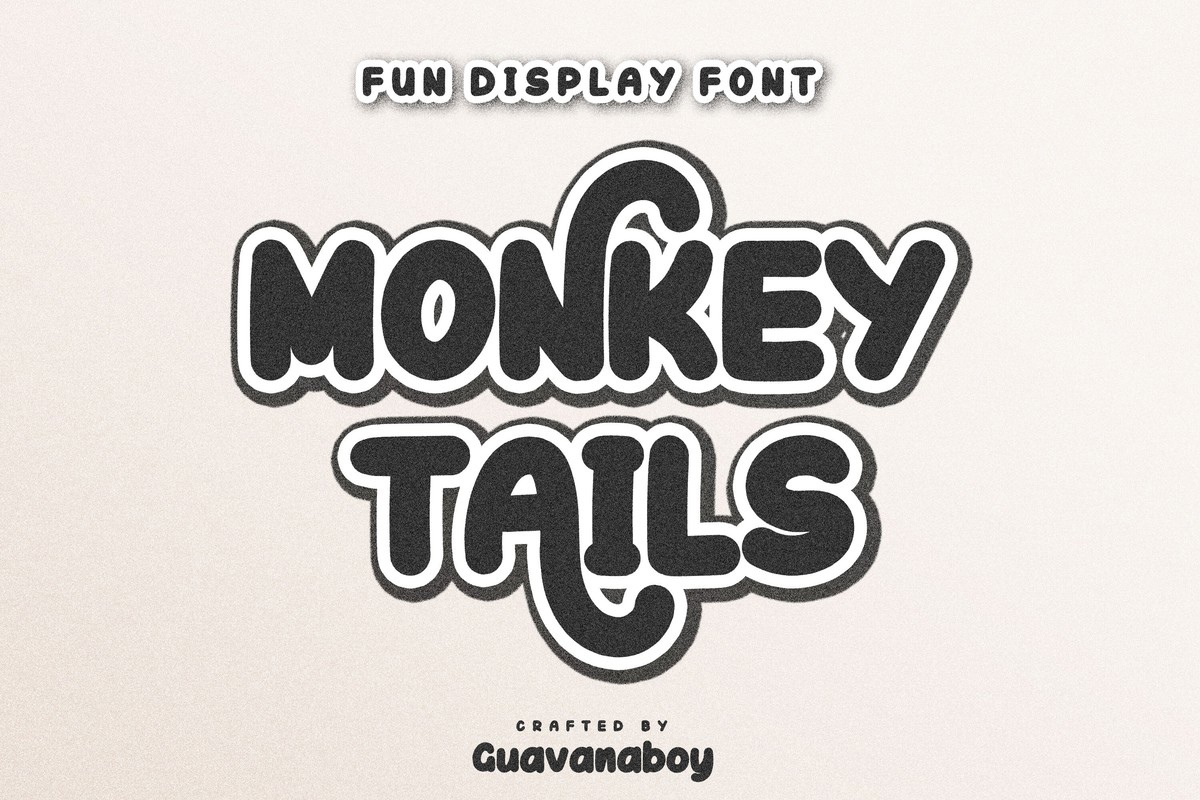 폰트 Monkey Tails