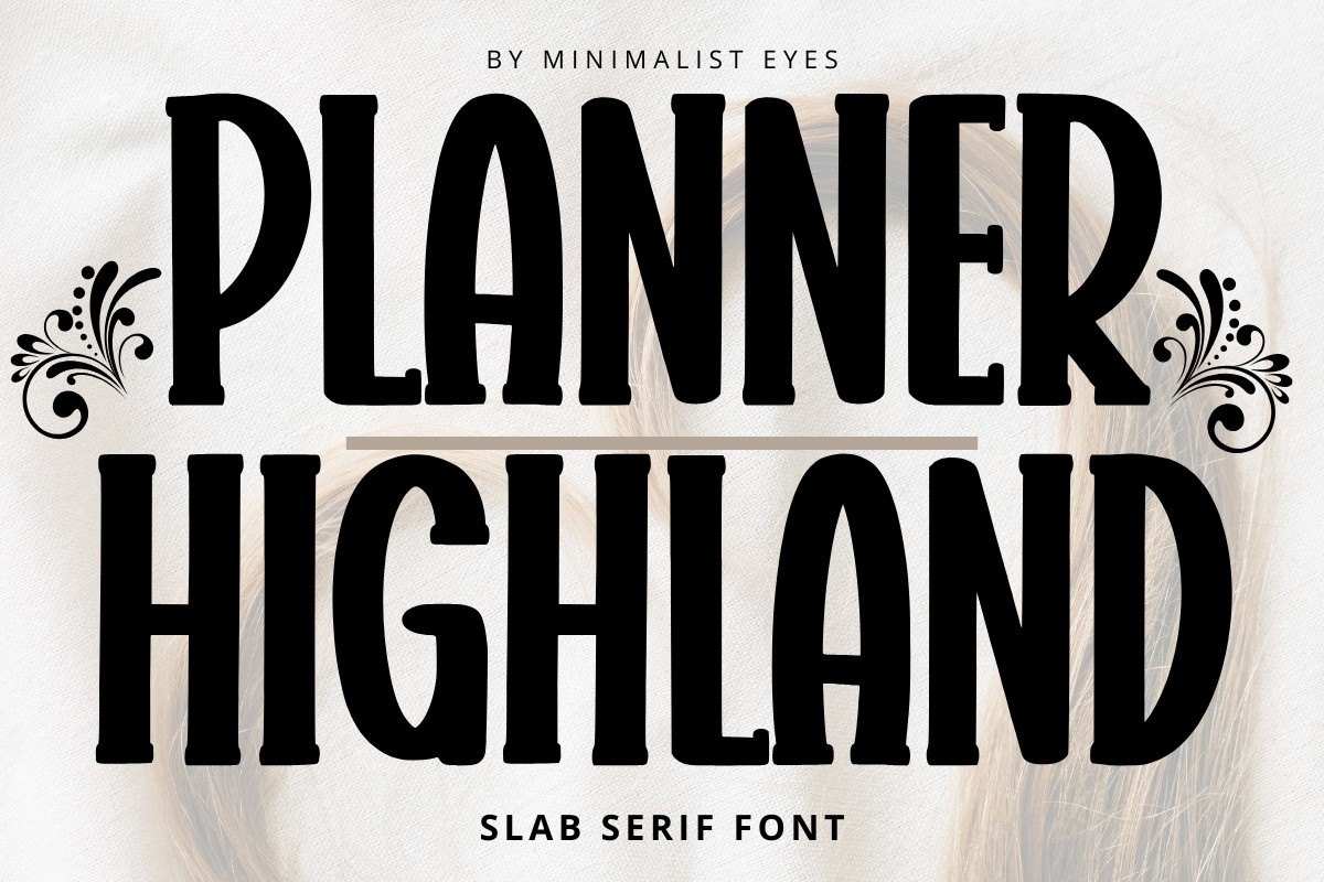 폰트 Planner Highland