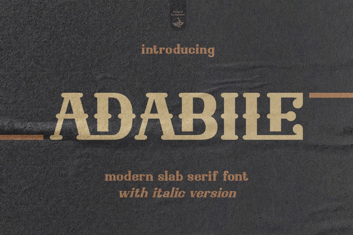 폰트 Adabile