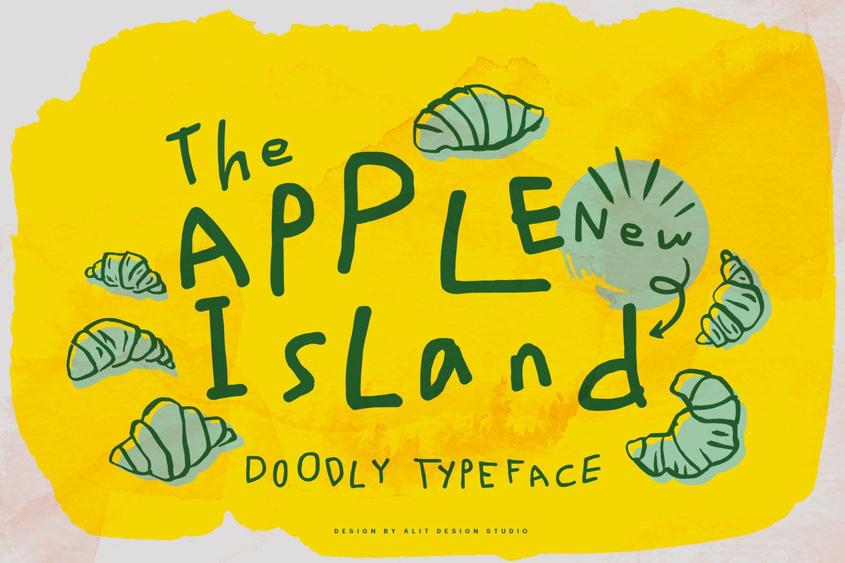 폰트 Apple New Island