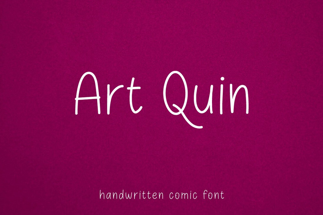 폰트 Art Quin