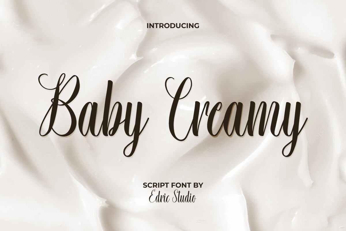 폰트 Baby Creamy