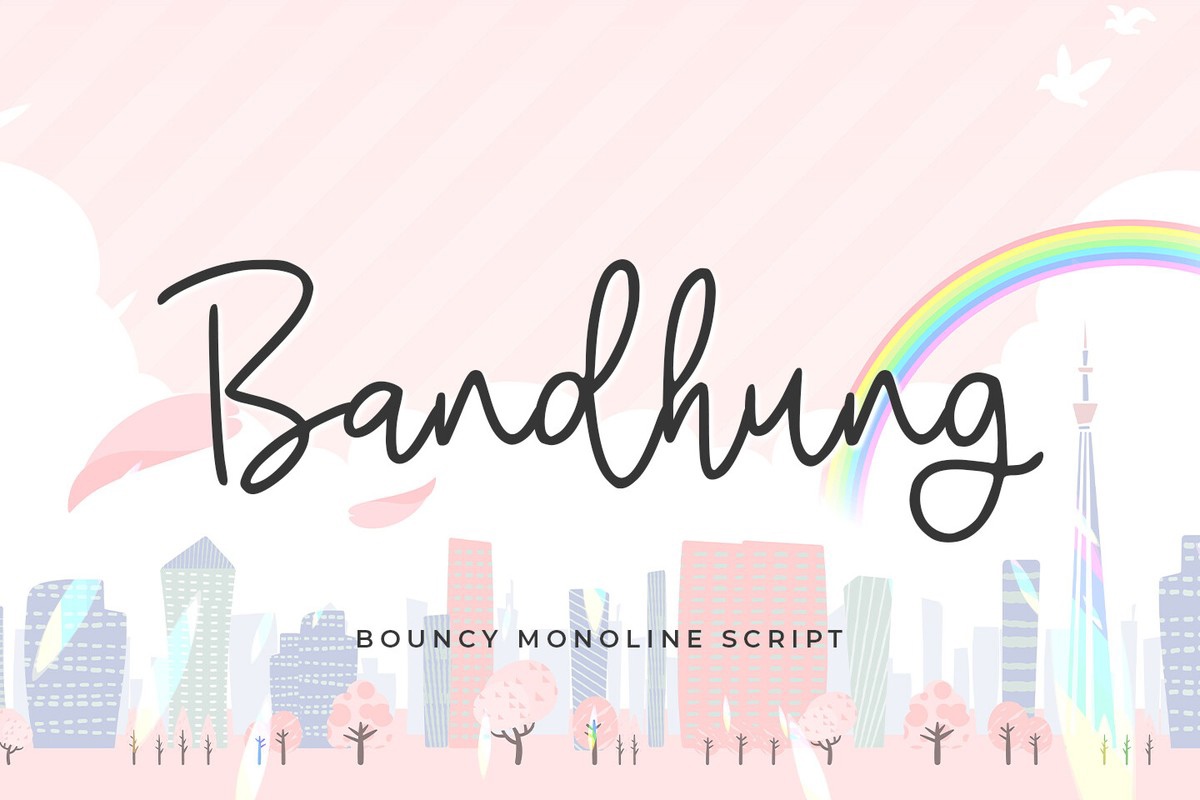 폰트 Bandhung
