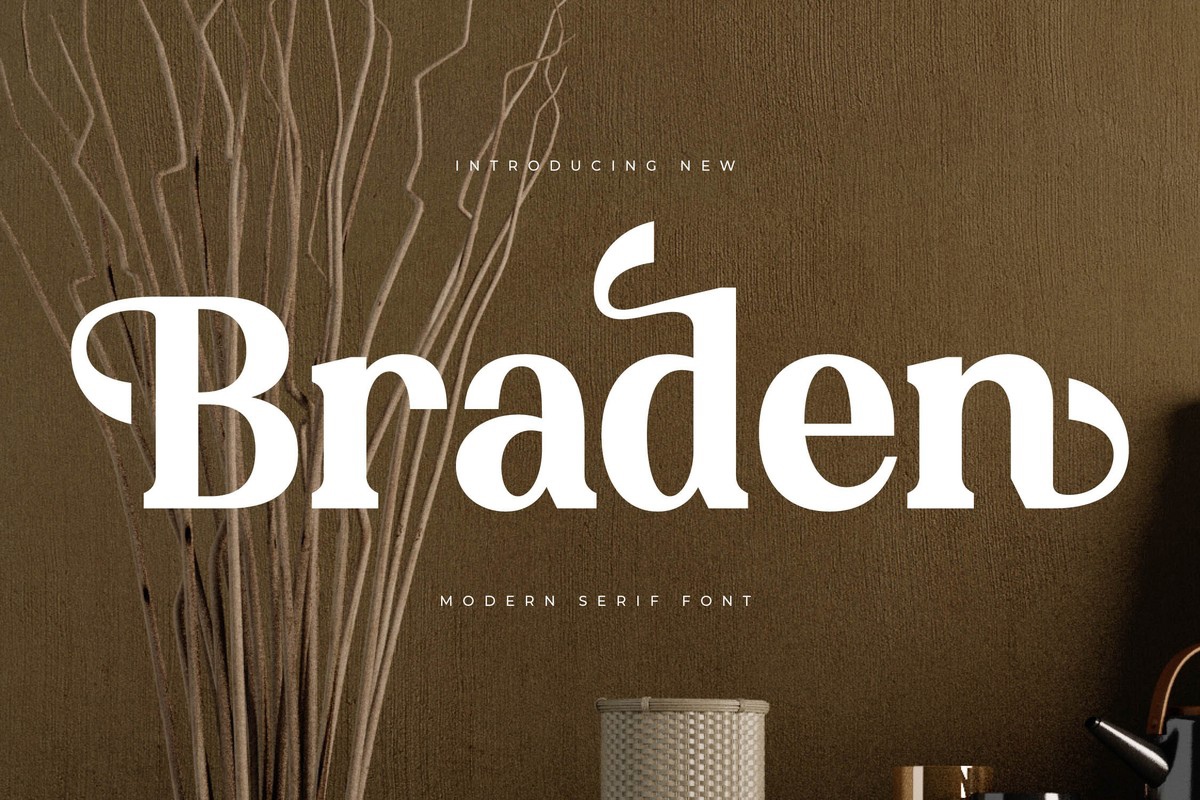 폰트 Braden