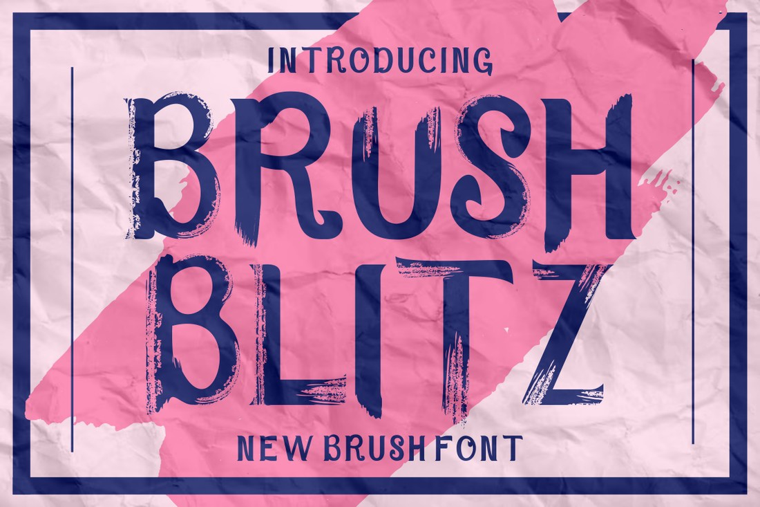 폰트 Brush Blitz