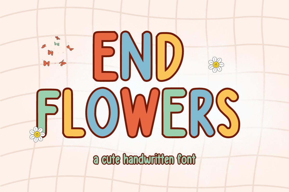 폰트 End Flower