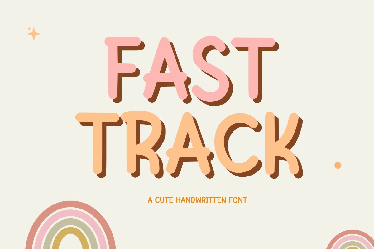 폰트 Fast Track