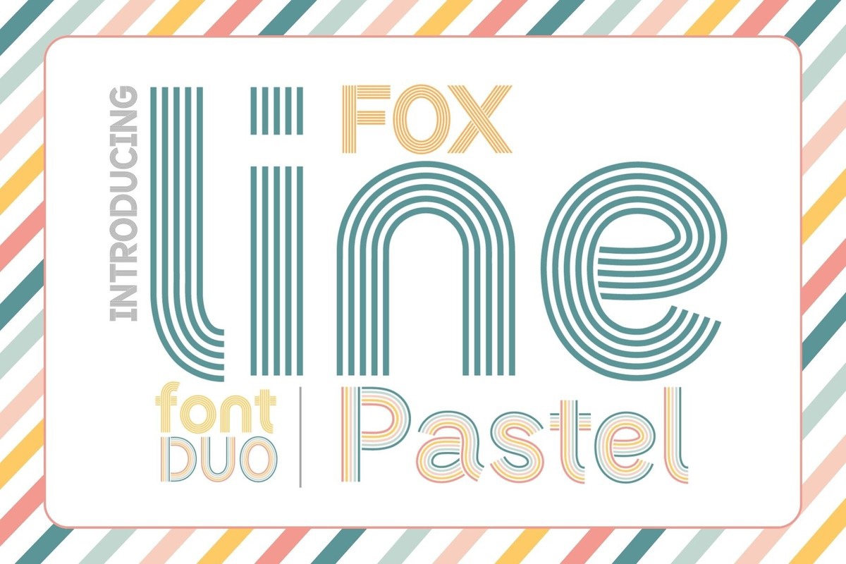 폰트 Fox Line