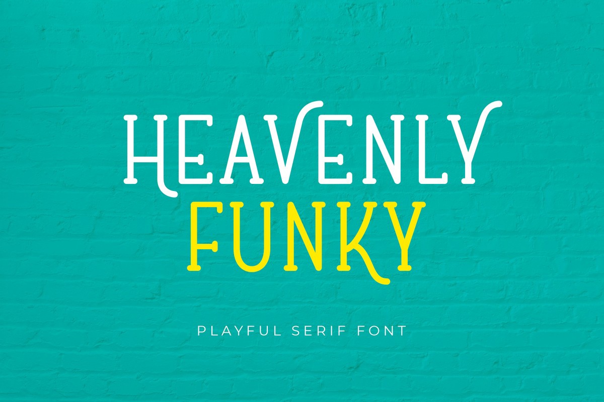 폰트 Heavenly Funky