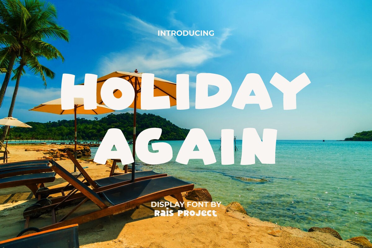폰트 Holiday Again