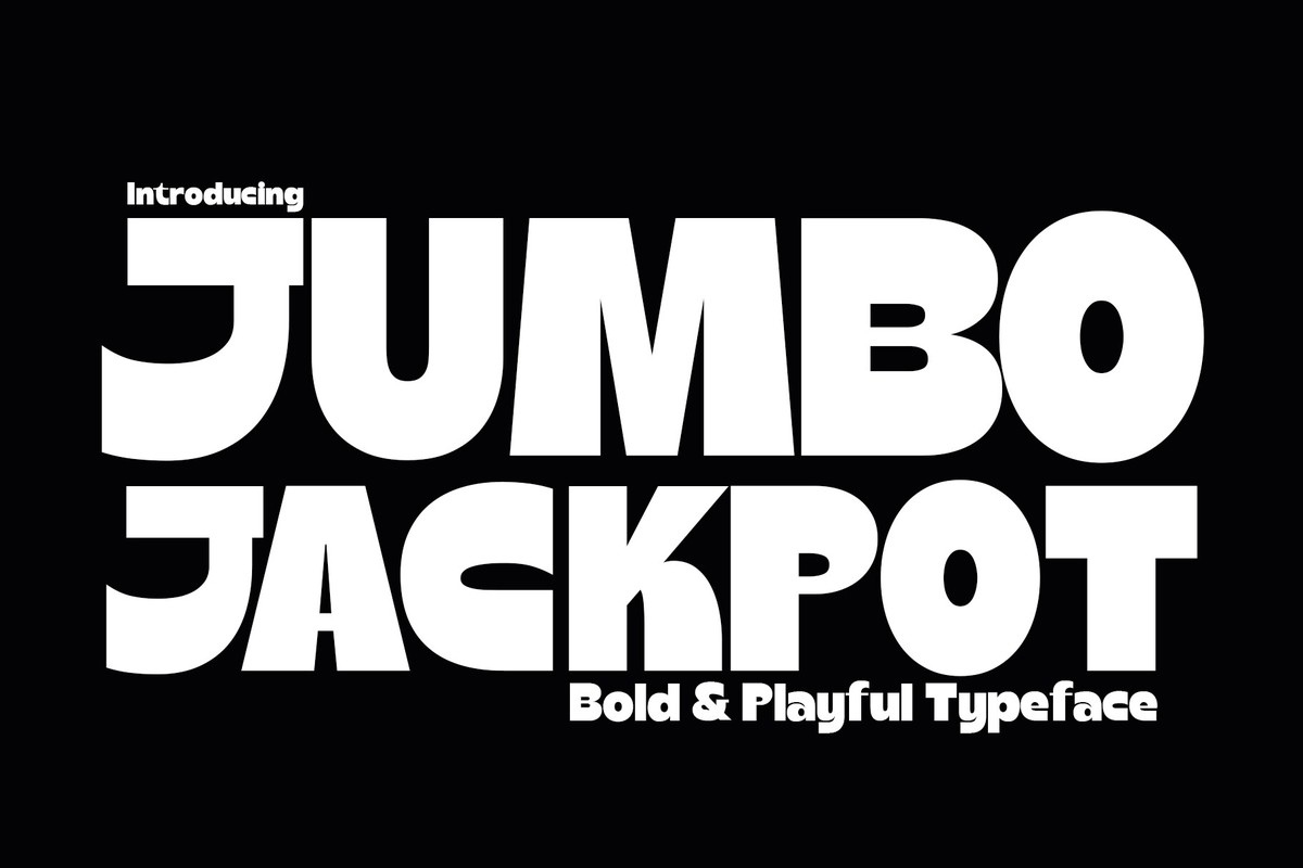 폰트 Jumbo Jackpot