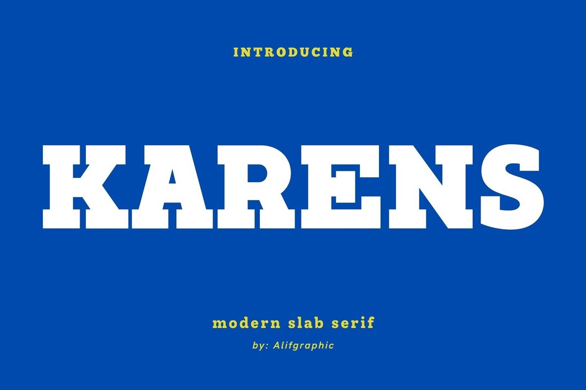 폰트 Karens
