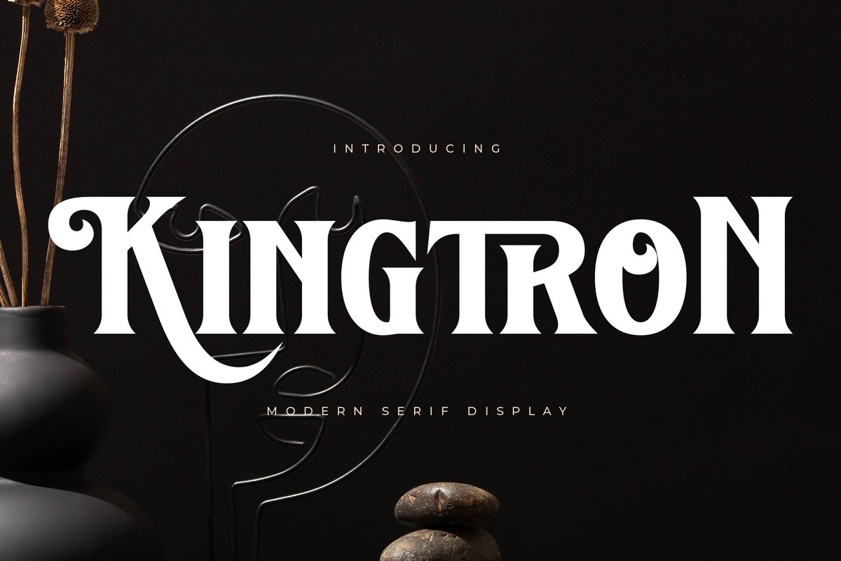 폰트 Kingtron